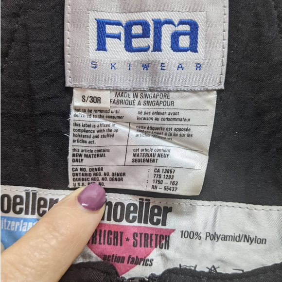 Mens Fera Stretch Snowboard SKI BIB Pants size 30R - Picture 10 of 10
